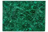 Wide Malachite Jewelry Box - DR Congo #335694-2